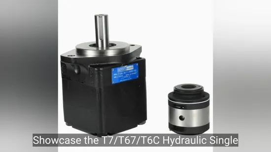 T7/T67/T6c Hydraulic Single Vane Pumps Parker Denison for Injection Machines